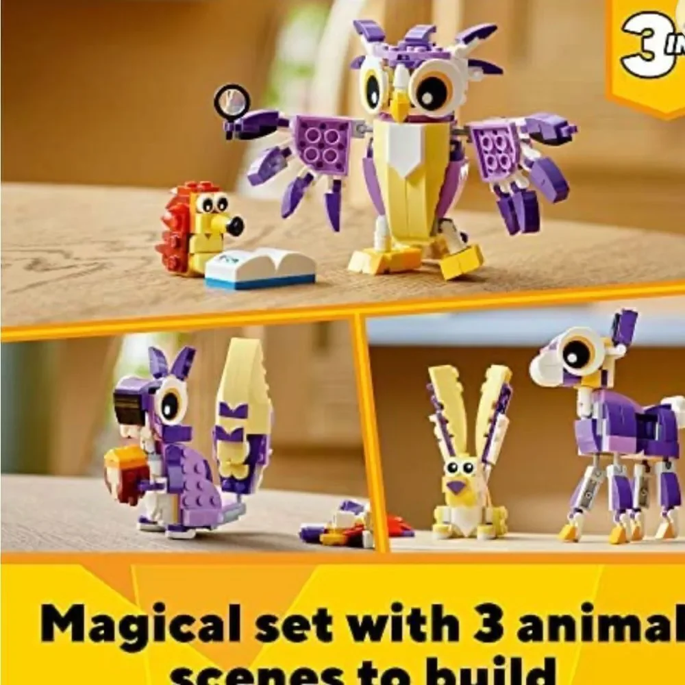 LEGO Creator 3in1 Fantasy Forest Creatures 31125 Building set